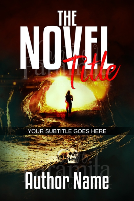 suspense thriller book cover design