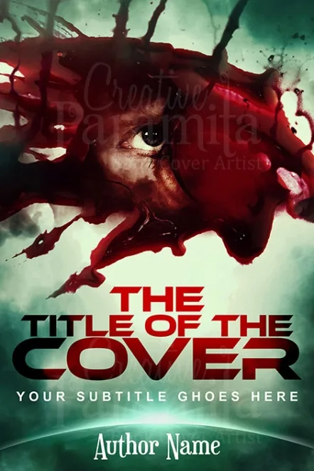 creepy eye premade cover