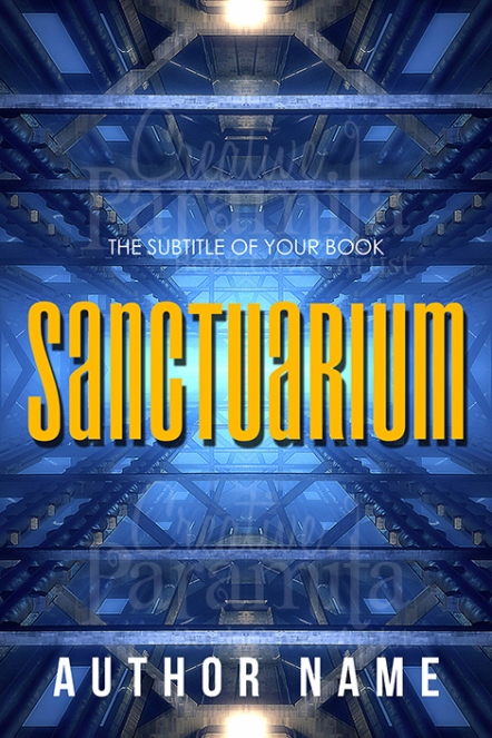 sci fi premade book cover design