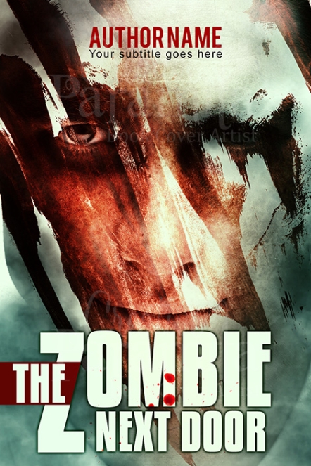 horror zombie book cover design