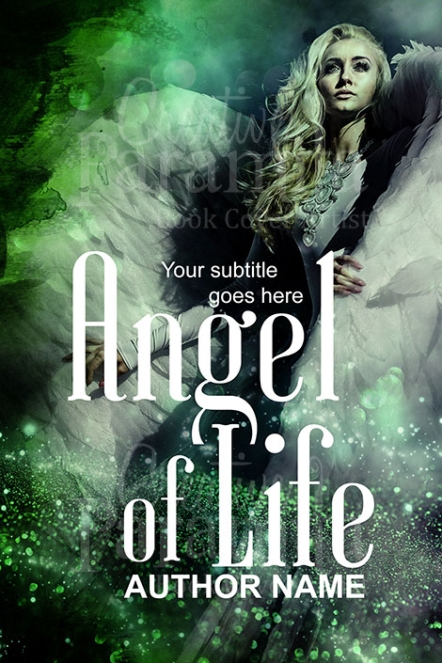 green fairy premade book cover