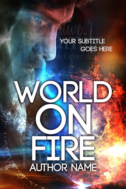 fire world book cover design