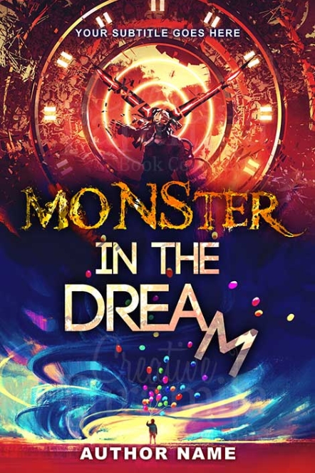 horror monster premade book cover