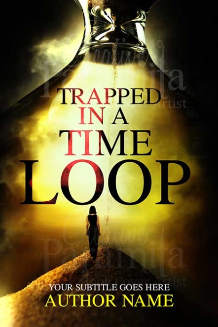 lady in a sand clock suspense book cover