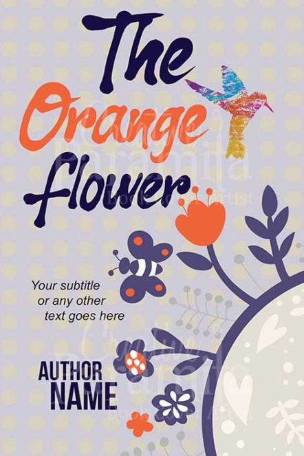 flower butterfly non fiction book cover