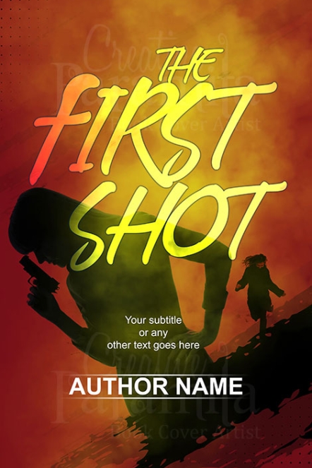 woman holding gun book cover