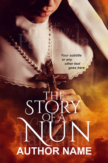 religious nun book cover design
