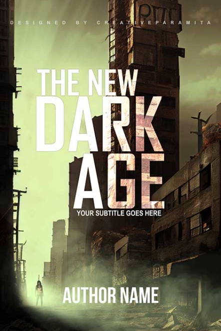 horror zombie book cover design