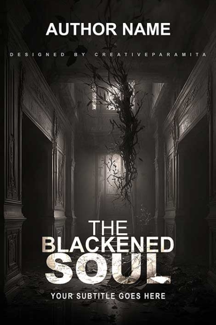dark horror blook cover deign