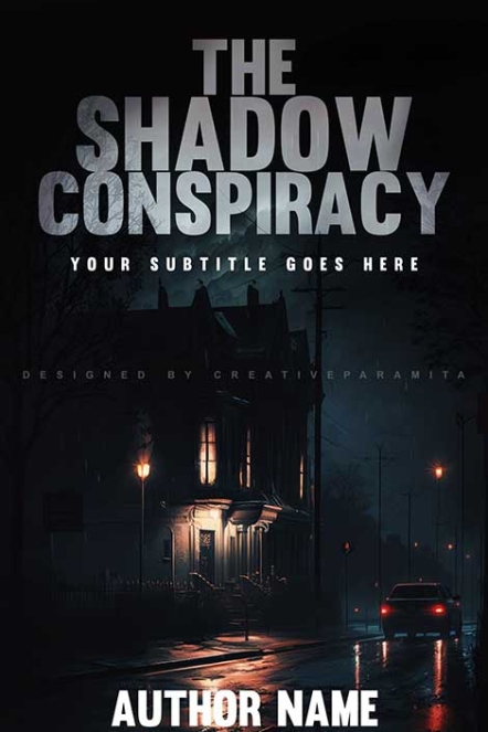 suspense thriller book cover design