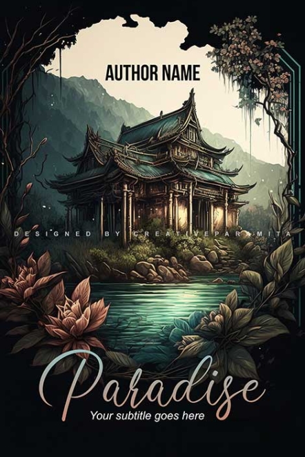 Suspense thriller book cover design