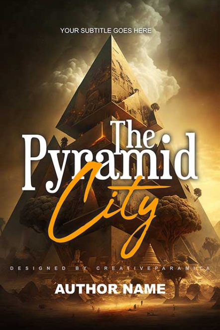 pyramid fantasy book cover design