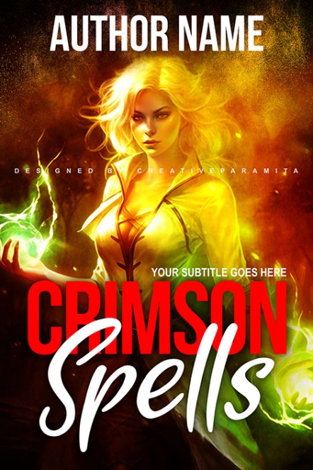 premade book cover design